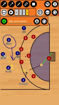 Handball Tactic Board android App screenshot 3